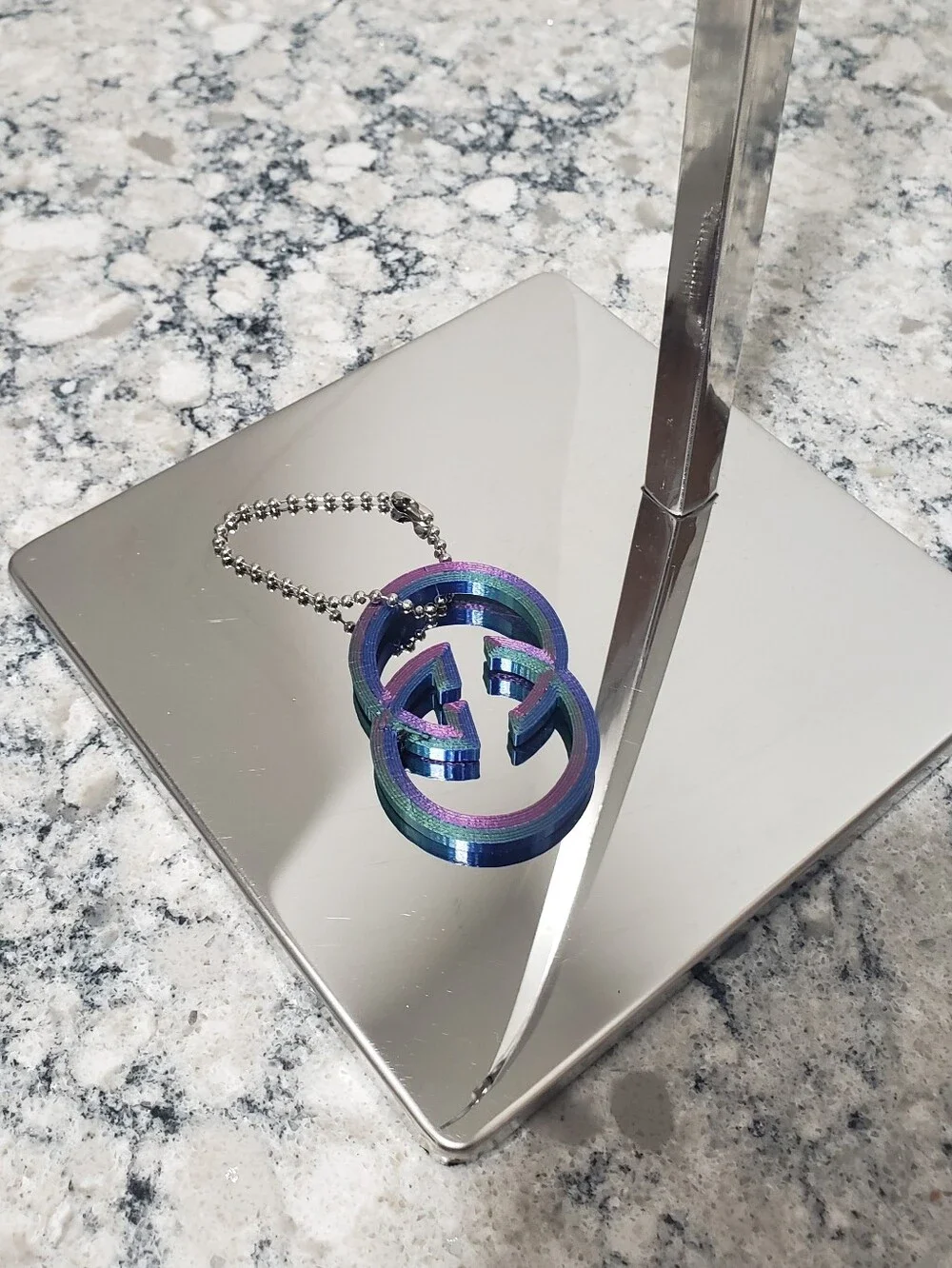 Iridescent Fashion GG Bag Charm